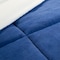 Hastings Home Hastings Home  3 Piece Sherpa/Fleece Comforter Set - Full/Queen - Navy 631633REV - alternate 3